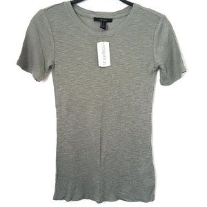 Forever 21 Pistachio Knit Short Sleeve Top, S